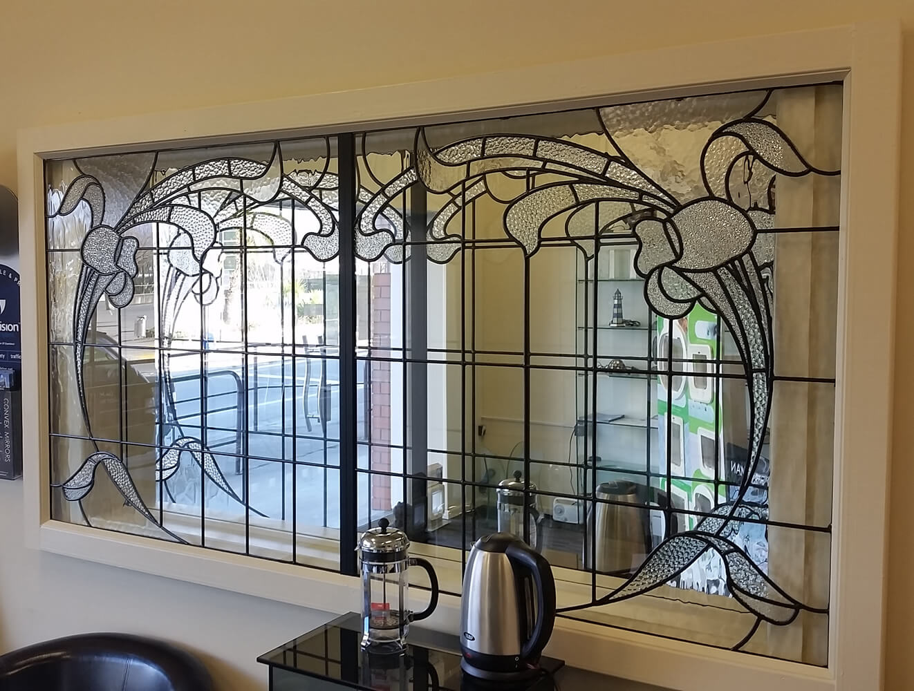 Mirror Leadlight Work 1 By The Glassman Blenheim NZ
